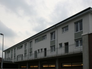 Messung von 7 Wohnungen in Essen über einer Ladenzeile