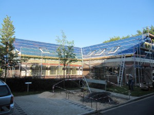 Bergheim, Sanierung und Umbau Altes Labor, Messung in der Bauphase 2013