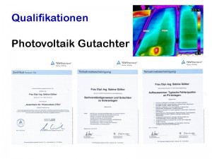 Dipl. Ing. (FH) Sabine Gülker Gutachterin Photovoltaik (TÜV Rheinland)