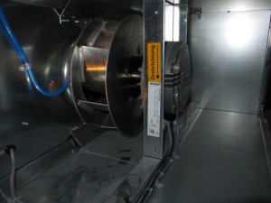 Lüftung Innenleben einer zentralen Anlage