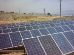 PV Freiflächenanlage mit solar nachgeführten Trackern in Griechenland